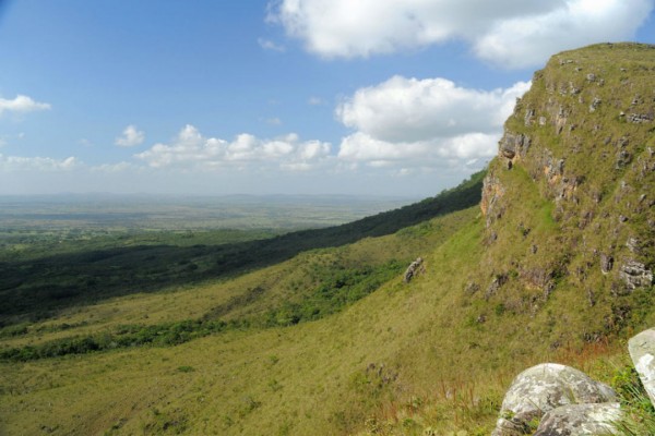 Paisagem natural no Parque Nacional da Serra de Itabaiana