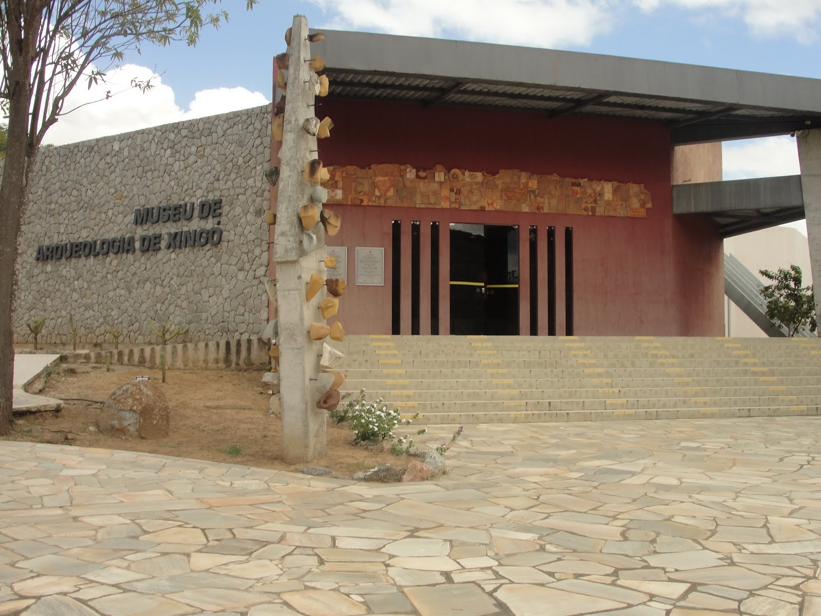 Fachada do Museu de Arqueologia de Xingó em Canindé de São Francisco