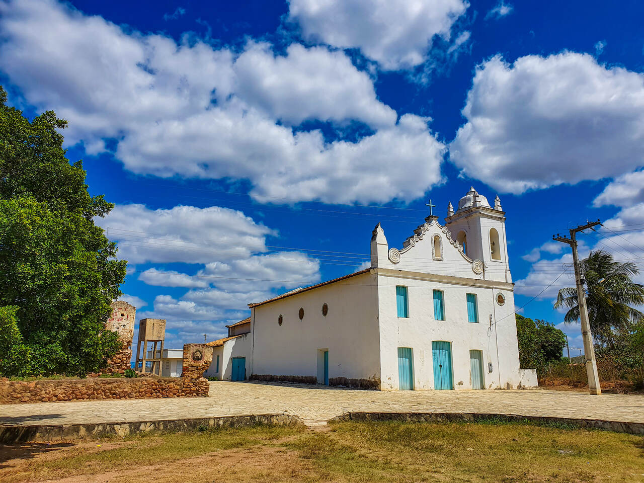 Igreja de São Pedro na Ilha de São Pedro, em Porto da Folha